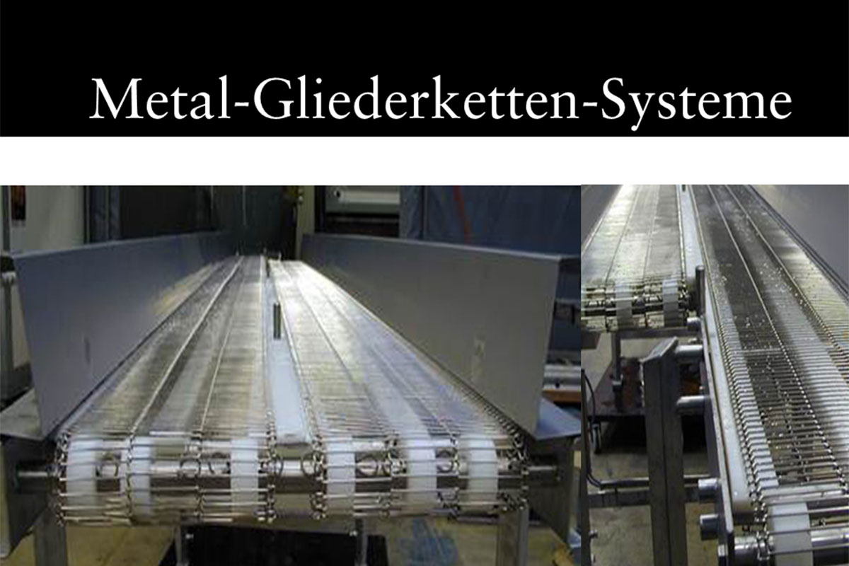 Fördertechnik Metal-Gliederketten-System